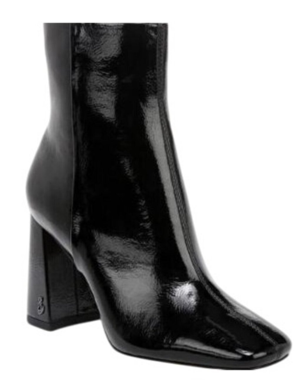 Sam Edelman Size 8.5W Women Codie2 Chic Ankle Boots Shoes Black Patent